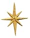Large - Nativity Star - Yellow - Iron on Applique/Embroidered Patch