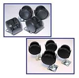 LG. PLATE CASTERS
