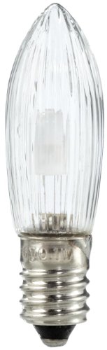 Hellum 914337 Ersatzkerze Riffelkerze 3 St&uuml;ck f&uuml;r Lichterkette LED warm-wei&szlig;, klar, 16V, f&uuml;r Innen/Au&szlig;en