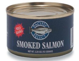 Canned Alaska Smoked Salmon (1) 3.25 oz. by Port Chatham Smoked Seafood