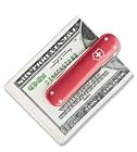 Swiss Army Money Clip Knife Red