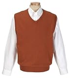 TravelSmith Mens Sweater Vest Spice L