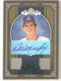 2005 Diamond Kings Signature Materials Framed Green #280 Dale Murphy JSY-JSY/25 - Atlanta Braves (Autographed Card - Piece of Authentic Jersey - Serial #d to 25) (Baseball Cards)