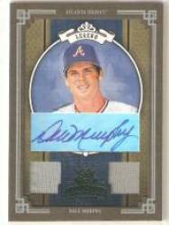 2005 Diamond Kings Signature Materials Framed Green #280 Dale Murphy JSY-JSY/25 - Atlanta Braves (Autographed Card - Piece of Authentic Jersey - Serial #d to 25) (Baseball Cards)