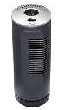 Optimus F-7320 Desktop 3-Speed Ultra Slim 13-Inch Tower Fan, Dark Grey