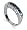 Blue Sapphire Gemstone Ring Sterling Silver Engraved Love Band Size 7.5