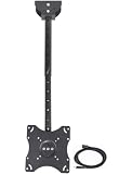 VideoSecu LCD Plamsa TV Flat Panel Screen Monitor Television Ceiling Mount Bracket 1OB