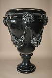 Italian Black Urn Eagle Handles