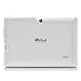 iRULU eXpro X1 7 Inch Google Android Tablet PC, 1024*600 Resolution, 8GB Nand Flash, Wi-Fi, Games, Dual Cameras (White)