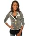 Apparel : Obey The Midge Collegiate Blazer in Heather Gray,Light Jackets for Women