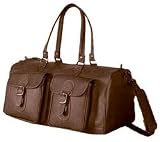 David King Leather Cargo Bag With Pockets