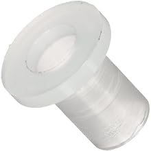 Round Shoulder Spacer, Nylon, Inch, 1/8" Length, #2 Screw Size, Pack of 100