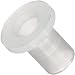 Nylon 6/6 Screw Insulator Off-White #2 x 0.09 ID x 1/8" Length (Pack of 100)