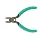 Xcelite S54NS Diagonal Lead Cutter with Handle Coil Spring, Standard Jaw, 4-1/2" Length, 5/8" Jaw Length, Green Cushion Grip Handle