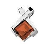 14K White Gold Madeira Citrine Pendant