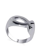 Sterling Silver 10mm Fish Band Polished Finished Ring Size 5, 6, 7, 8, 9, 10, 11