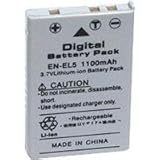 Power2000 EN-EL5 Replacement Lithium-Ion Rechargeable Battery 3.7v 1100mAh  ....