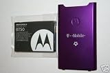 NEW Original Motorola W490 Back Cover Purple + Battery Bt50