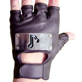 310LOeloF4L naruto : sound village metal sign glove