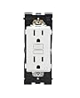 Leviton Renu Tamper-Resistant GFCI Outlet REG15-WW, 15A-125VAC, in White on White