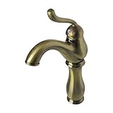 〔INK-03030129H〕　水栓（混合水栓・洗面ボウル・洗面台用蛇口）　アンティークゴールド（古金）