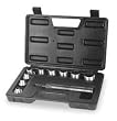 Westward 2AJL1 Gasket Punch Set, 1/4 To 1 In, 10 Pc