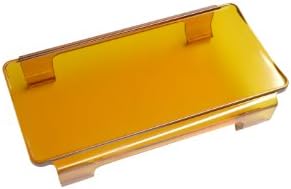 6" Amber Protective Bar Cover CREE LED Light Bar ATV Truck SUV Polaris 4x4 4WD 36w 72w 180w 288w 9" 18" 30" 50"