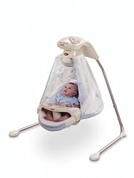 Fisher-Price Papasan Cradle Swing, Starlight Purple