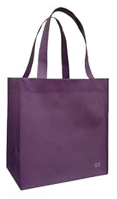 Reusable Grocery Tote Bag Lavander 5 Pack
