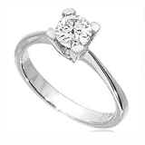 0.75CT ROUND DIAMOND SOLITAIRE ENGAGEMENT RING 14k GOLD