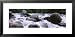 Rocks in Little Susitna River, Hatcher Pass Road, Alaska, USA Collections Framed Art Poster Print by Panoramic Images, 31x15