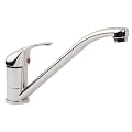 Sp�ltischarmatur K�chenarmatur als Einhandmischer Chrom Serie 77