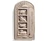 Cast Stone WILD BIRD Indoor Outdoor GARDEN THERMOMETER Quail OWL Duck