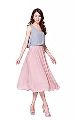 Chiffon Square Neck Fitted Pleated Lace Vintage Sheer Sleeveless Tank Elasticized   Waistline  Dress