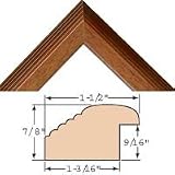 1-1/2'' Beaded Picture Frame Molding