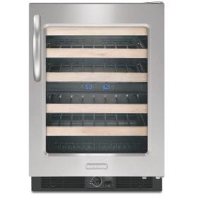 KitchenAid Stainless Steel Built In Wine Cooler KUWS24RSSS