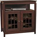 Techcraft BAY3232 Tall-Boy 32-Inch A/V Credenza (Walnut)