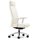Steelcase Siento Mid-back Chair - White Leather, Direct from Manufacturer