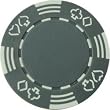 100 Royal Casino Suited Poker Chips - Gray