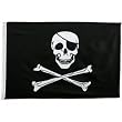 Pirate Flag Jolly Roger with Patch 3x5 ft 3 x 5 NEW