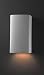 Ambiance Small Rectangle Outdoor Wall Light Closed Top Justice Design Group 091
