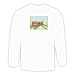 Long Sleeve T-shirt with trees, cloud, garden, arches, building, view, government, 