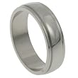 316L Stainless Steel Ring with shiny polish. Width: 6mm