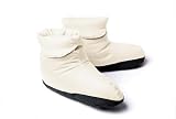 White Down Slippers