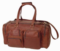 Piel Leather - 20 Duffel Bag with Pockets