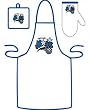 Orlando Magic Grilling Apron Set - Basketball Sports Merchandise
