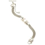 Sorrelli Snow Bunny Neutral Crystal Chain Silv
