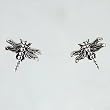 Tiny Dragonfly Stud Earrings in Sterling Silver, #2627