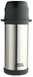 Thermos Nissan 1.1-Quart Stainless-Steel Vacuum Insulated Bottle with Strap