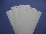 PVC Vertical Blind Replacement Slat (White) 5 Pk 82 1/2 X 3 1/2